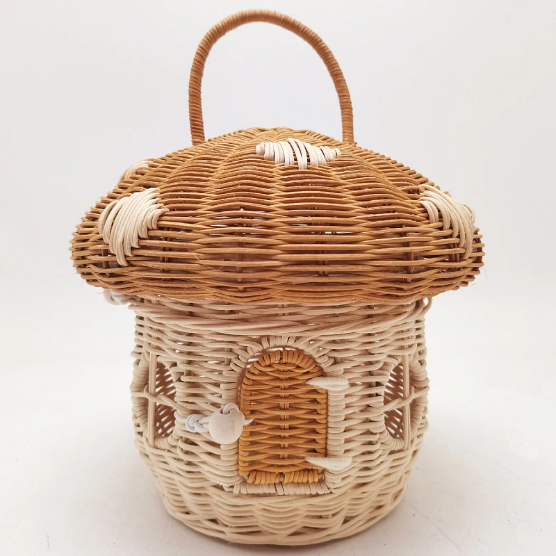 Rattan Plant Basket - Paniers de pique-nique en plein air,