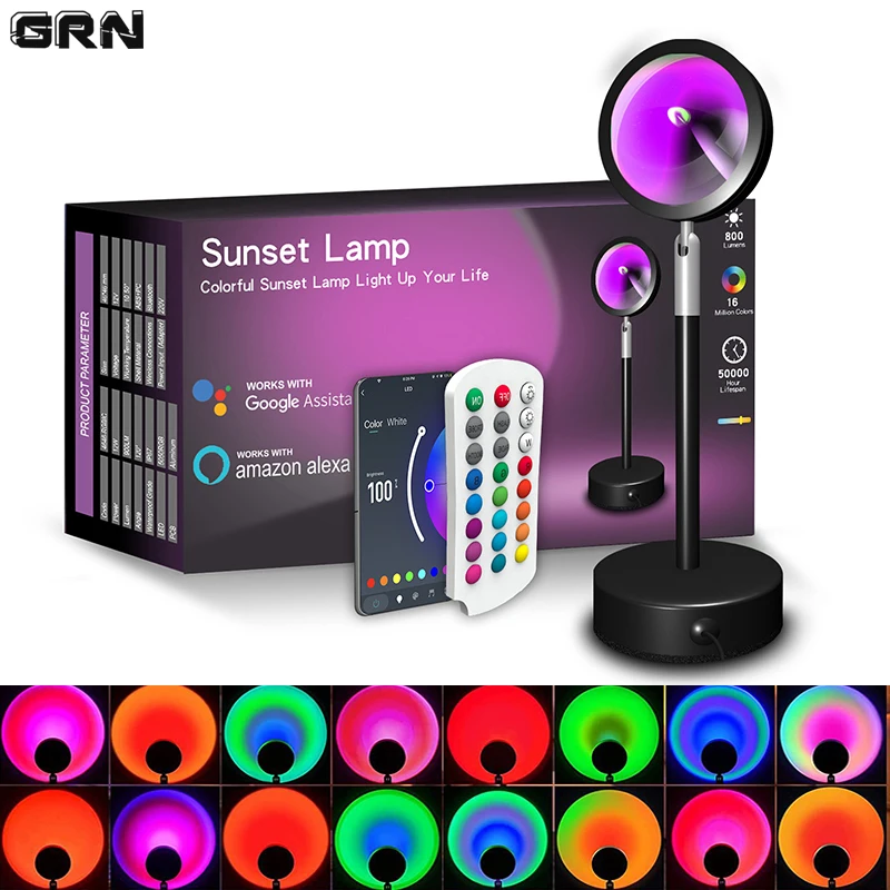 Home Decor Free App - Lampe LED arc-en-ciel intelligente, colorée, Proxy,