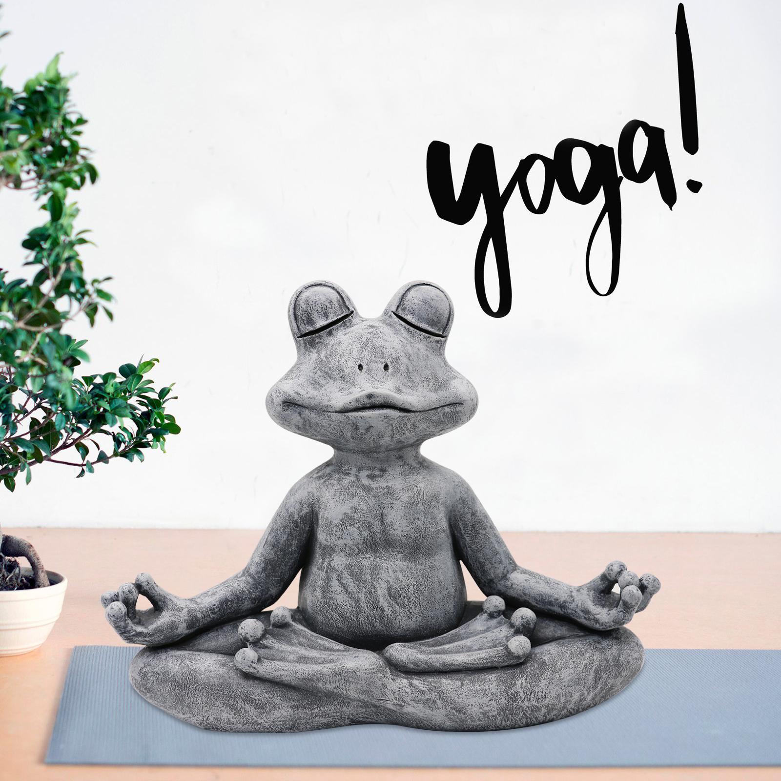 Home Decor Za - Statue de grenouille de yoga du