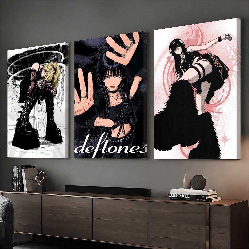 Home Decor Y2K - Peinture murale encadrée Y2K Gothic Anime