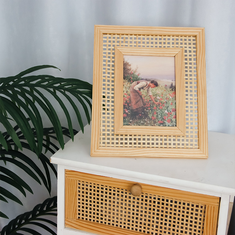 Bamboo Photo Frame - Cadre Photo Nordique en Bois Massif