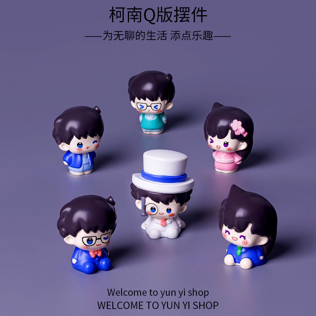 Home Decor Theme - Figurines en résine de Détective Conan,