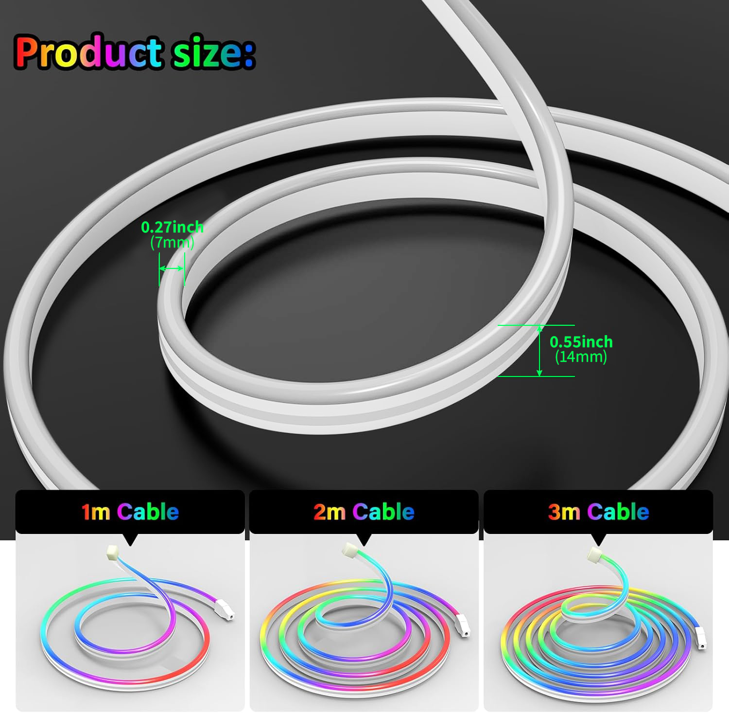 Bande LED néon RGB Bluetooth 1 - Home Decor Free App avis et prix