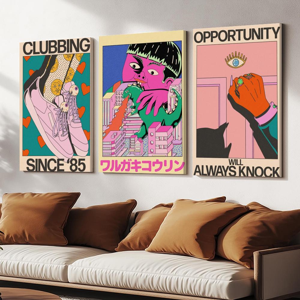 Peinture murale encadrée Azaaz - Home Decor Y2K avis et prix