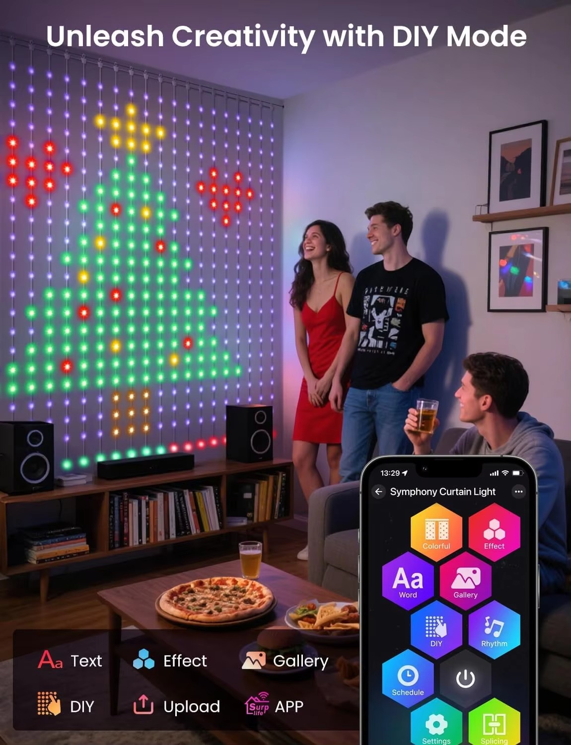 Rideau lumineux USB 400 LED, m - Home Decor Free App avis et prix