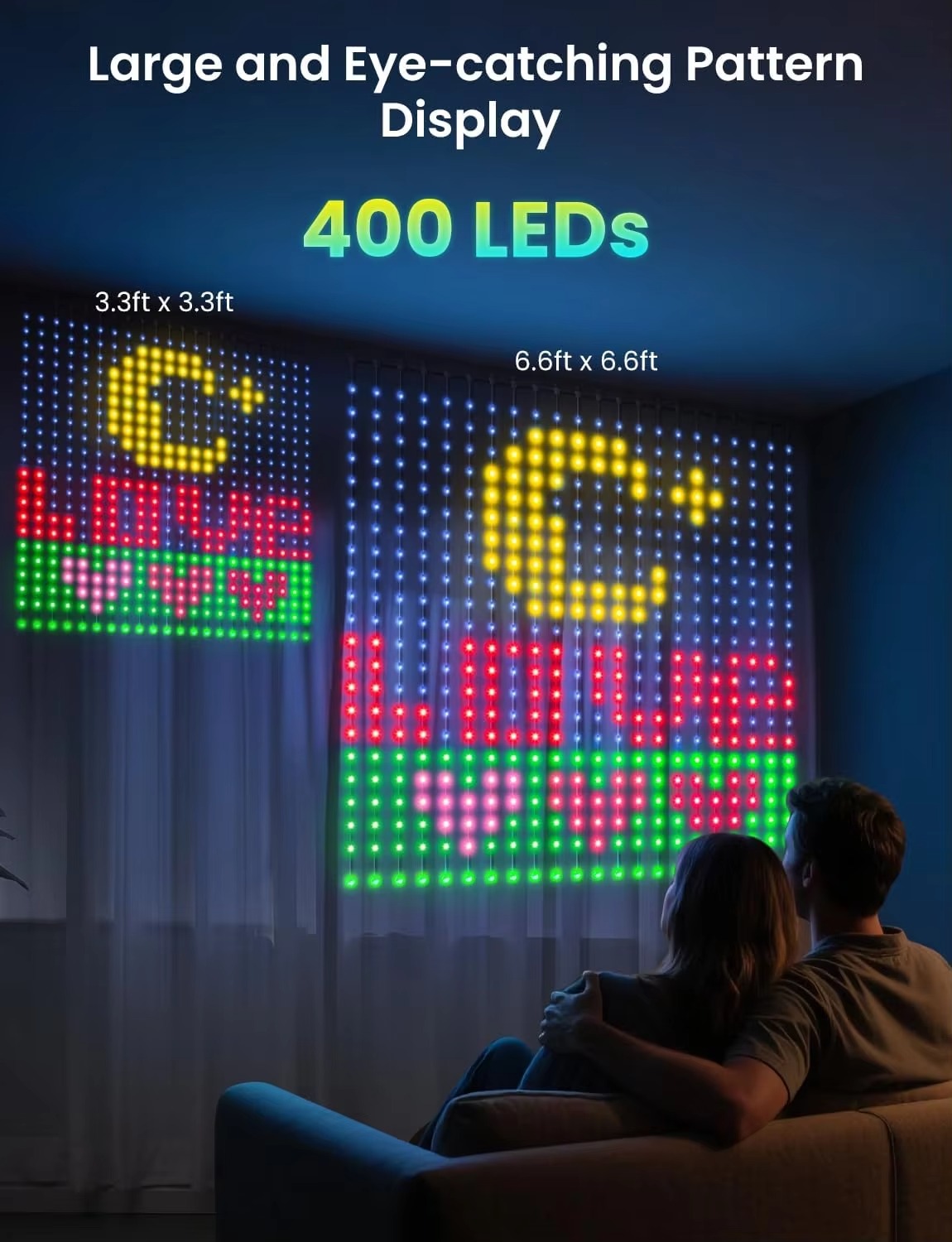 Rideau lumineux USB 400 LED, m - Home Decor Free App avis et prix
