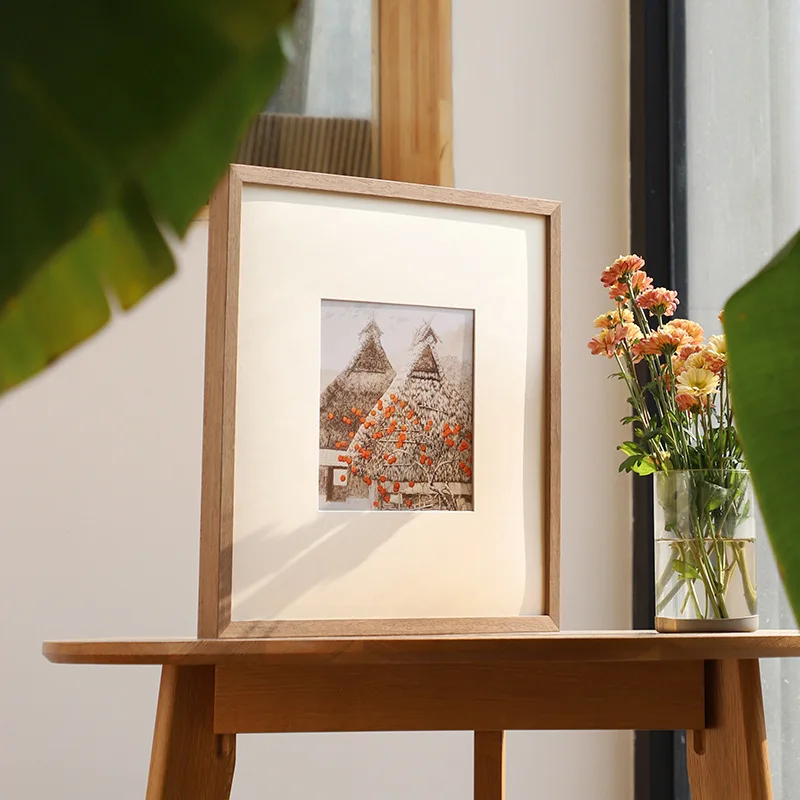 Cadre photo mural en bois mass - Bamboo Photo Frame avis et prix