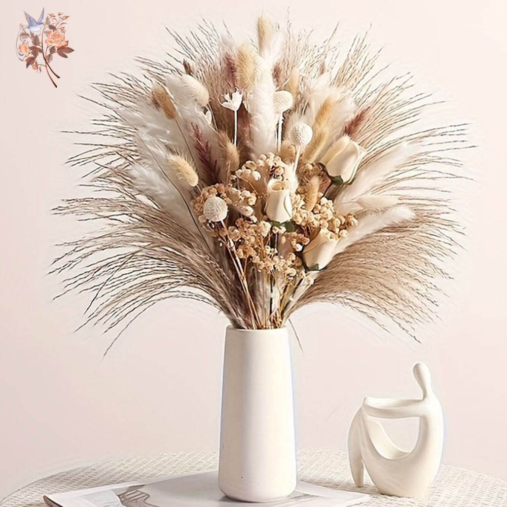 Bouquet de 80 fleurs artificie - Pampas Grass Decor avis et prix