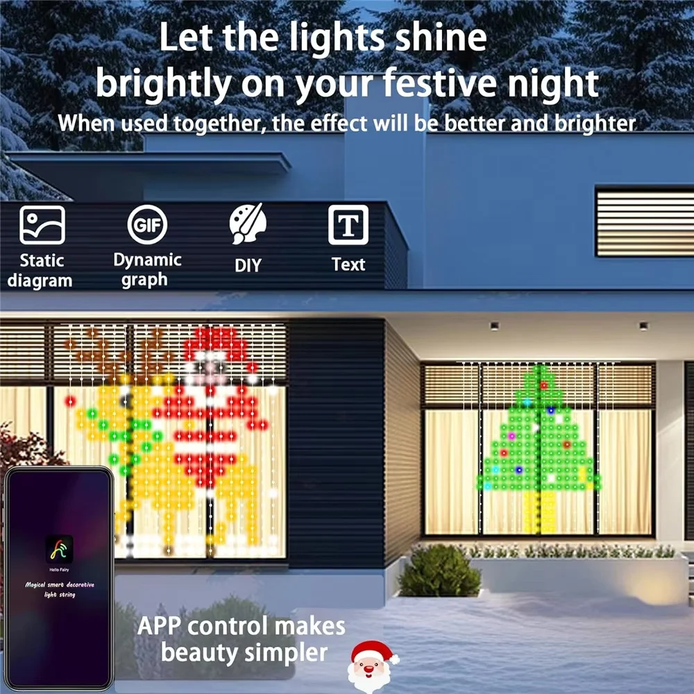 Rideaux lumineux LED intellige - Home Decor Free App avis et prix