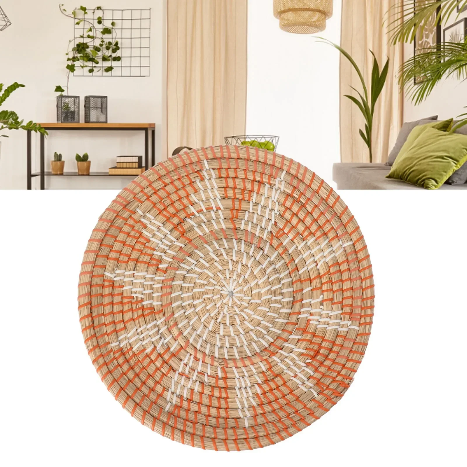Ornements muraux ronds en herb - Rattan Plant Basket avis et prix