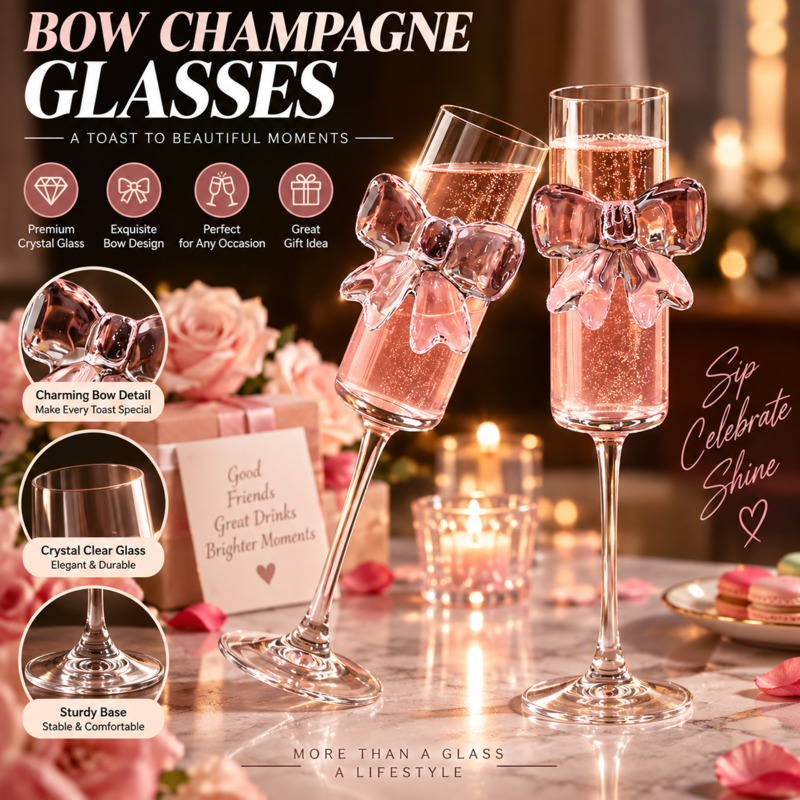 Flûtes à champagne en verre, v - Home Decor Y2K avis et prix