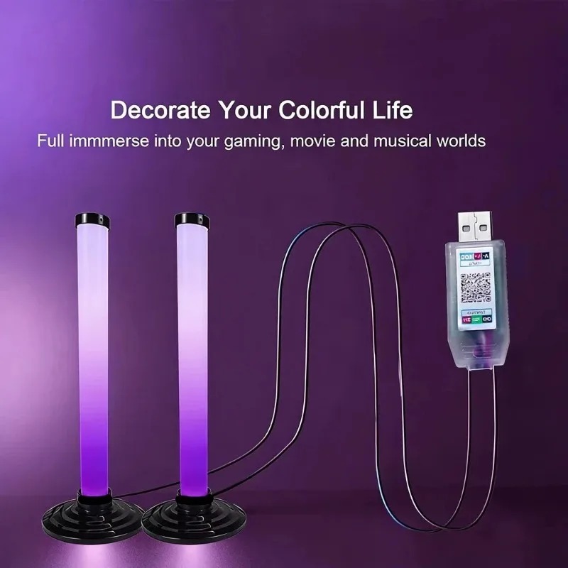 Barre lumineuse LED RGB alimen - Home Decor Free App avis et prix