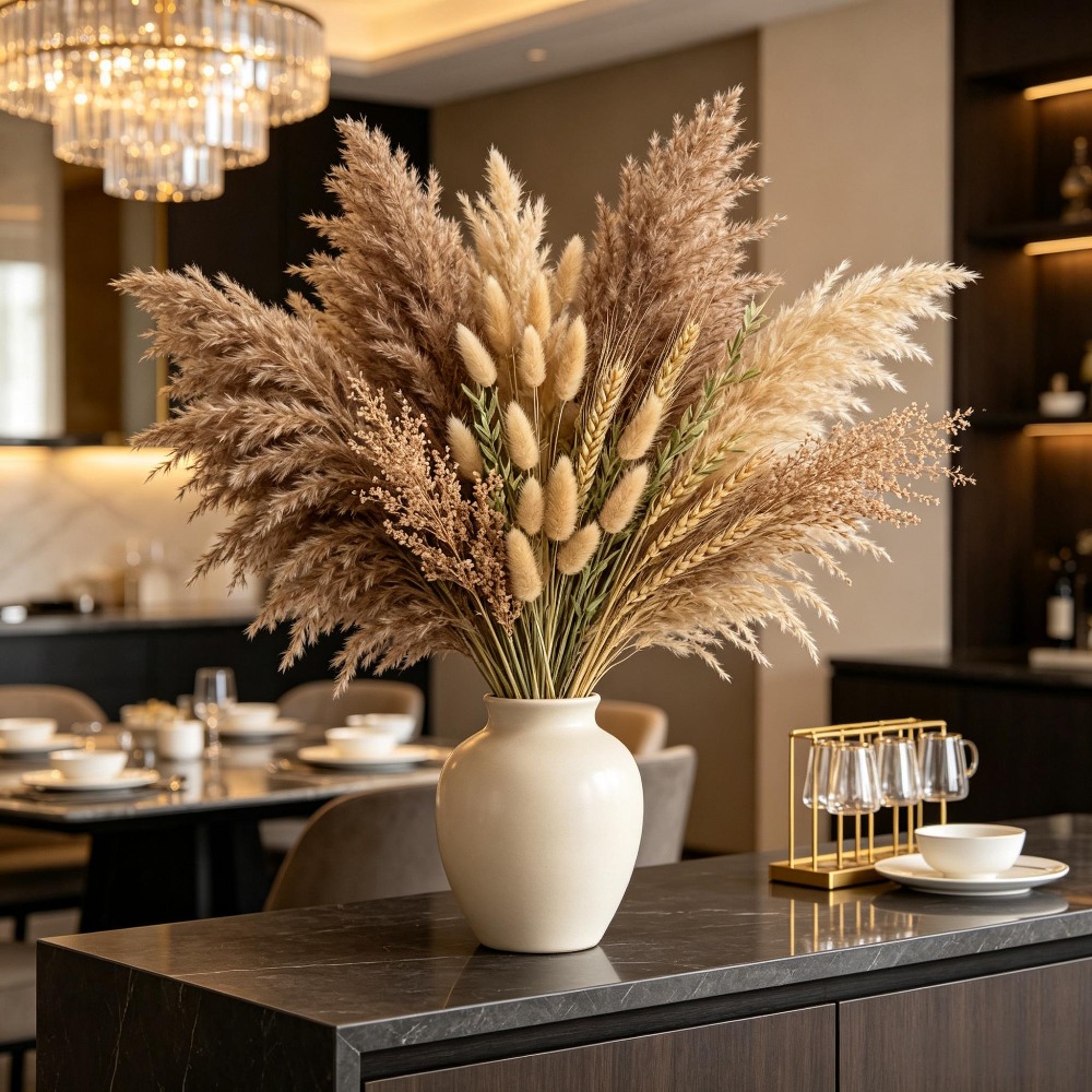1 Bouquet de fleurs séchées mé - Pampas Grass Decor avis et prix