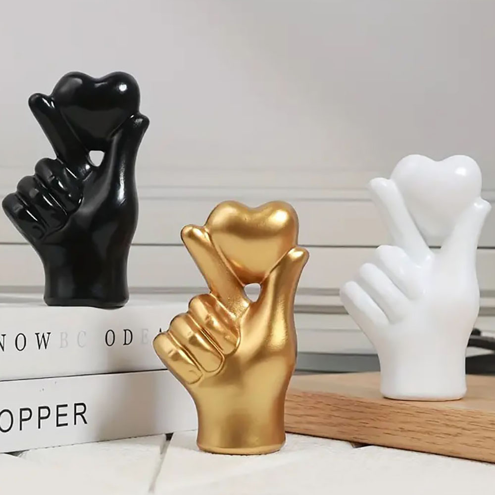 Statues de geste de main en fo - Home Decor Y2K avis et prix