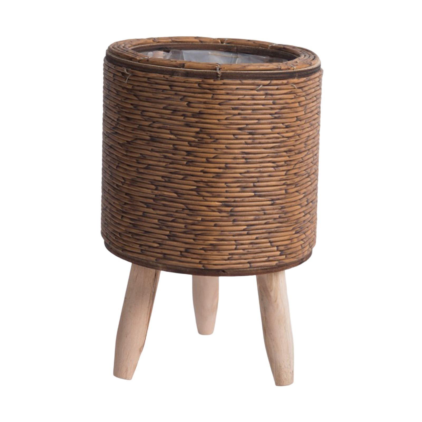 2x Paniers tissés sur pieds po - Rattan Plant Basket avis et prix