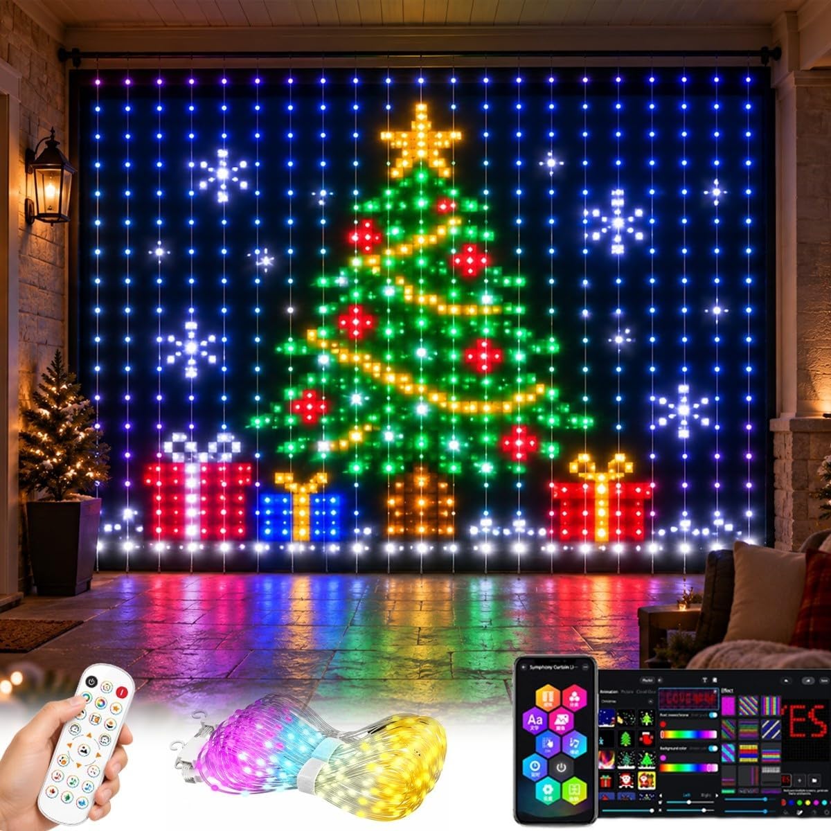 Guirlandes lumineuses de Noël  - Home Decor Free App avis et prix