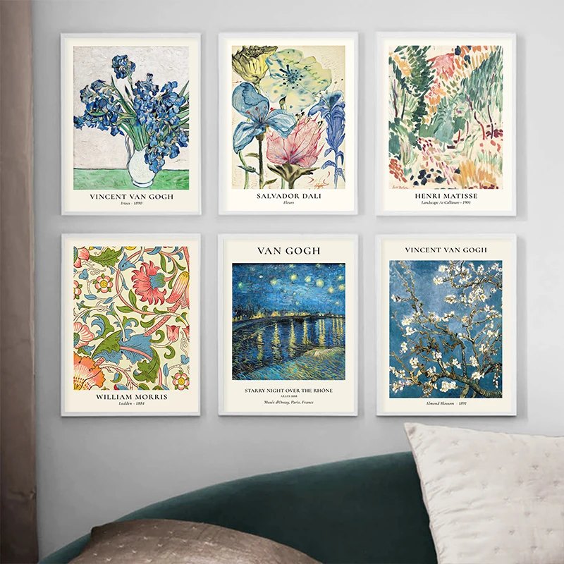 Van Gogh étoile Vase série mur - Home Decor Za avis et prix