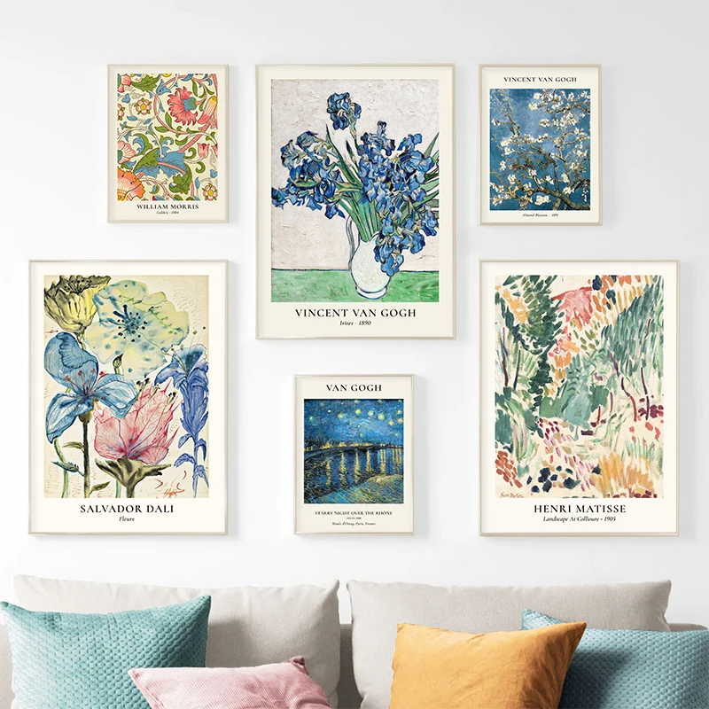 Van Gogh étoile Vase série mur - Home Decor Za avis et prix