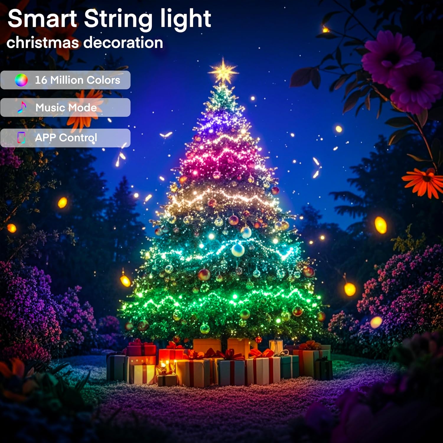 Guirlande lumineuse LED RGBIC  - Home Decor Free App avis et prix