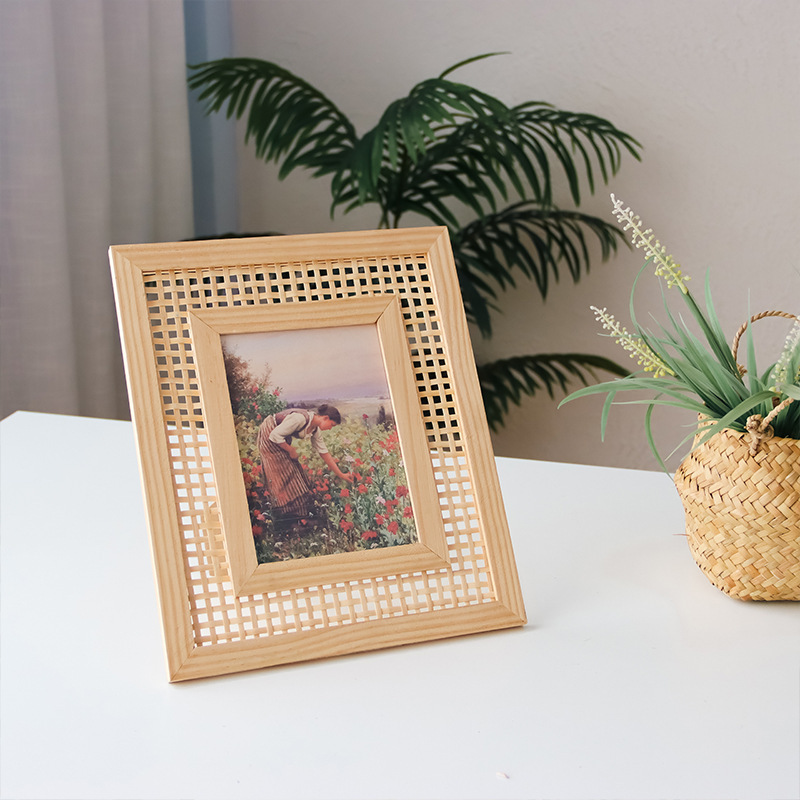 Cadre Photo Nordique en Bois M - Bamboo Photo Frame avis et prix