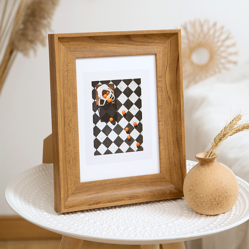Cadre Photo carré minimaliste, - Bamboo Photo Frame avis et prix