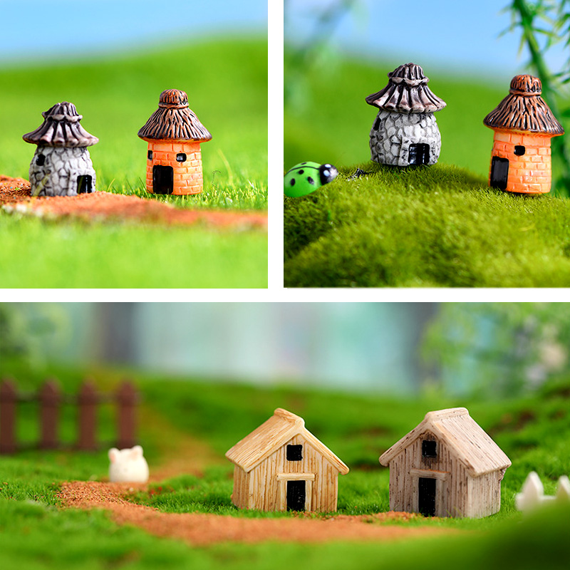 Miniature de maison en résine, - Home Decor Za avis et prix