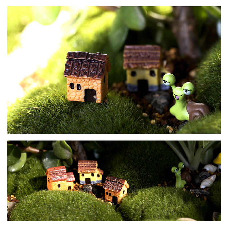 Miniature de maison en résine, - Home Decor Za avis et prix