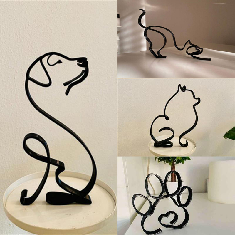 Sculpture d'art de chien en mé - Home Decor Y2K avis et prix