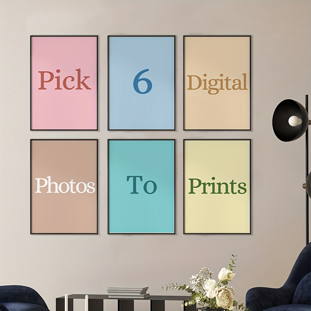 Lot de 6 impressions sur toile - Home Decor Theme avis et prix