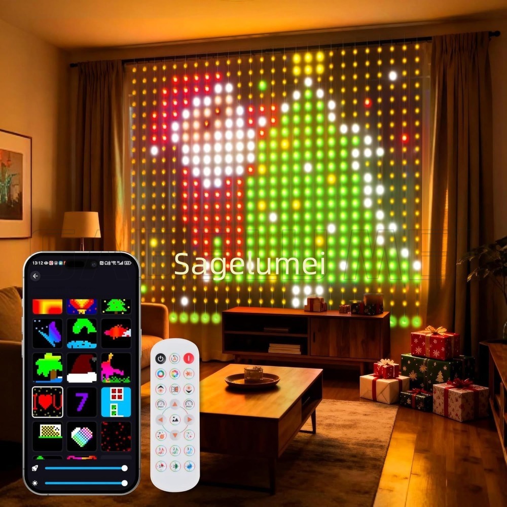 Rideau lumineux LED intelligen - Home Decor Free App avis et prix