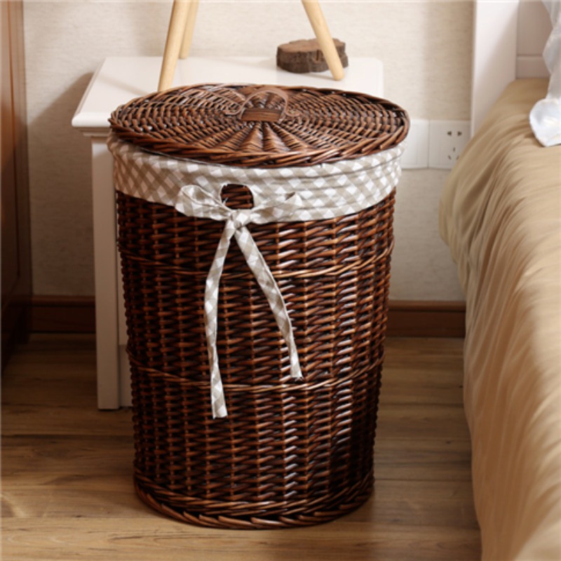 Panier à linge sale tissé en r - Rattan Plant Basket avis et prix