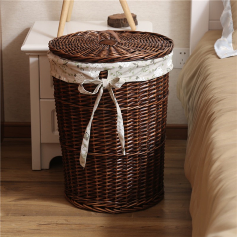 Panier à linge sale tissé en r - Rattan Plant Basket avis et prix
