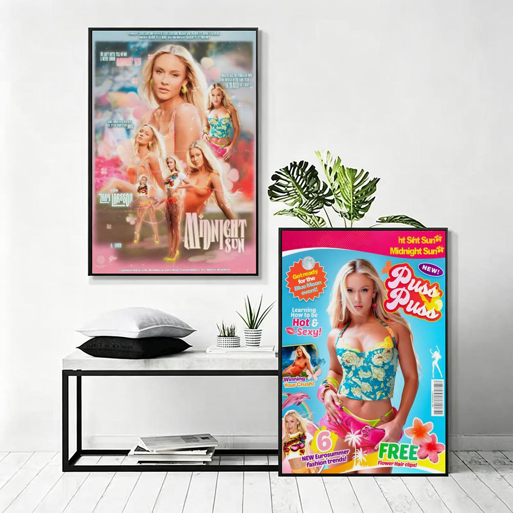 Affiche Singer Z-Zara L-Larsso - Home Decor Za avis et prix